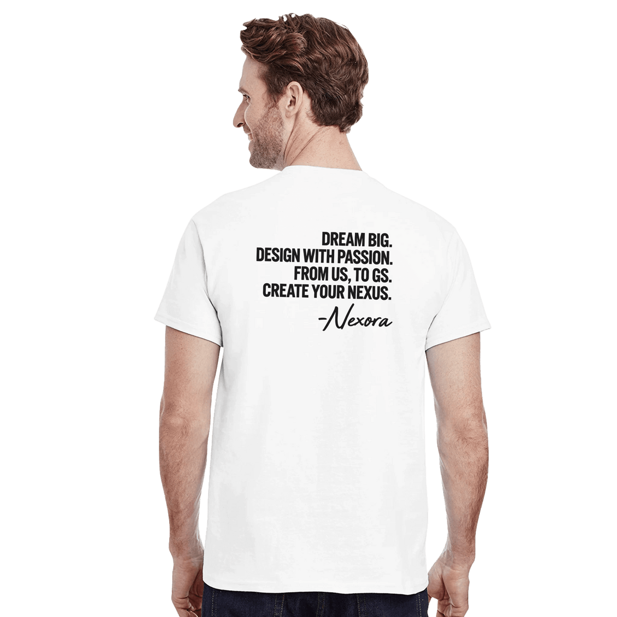 Camiseta con frase inspiradora Nexora - Nexora